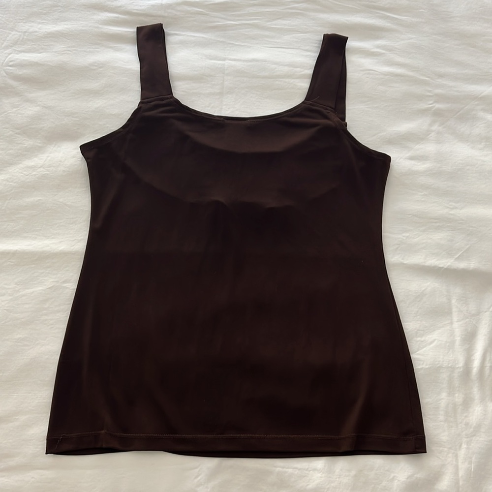 Ann Taylor Brown Ruffle Top - Picture 4 of 6